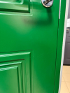 Зеленая входная дверь JELD-Wen Classic C1850 фото 3 — Финдвери