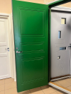 Зеленая входная дверь JELD-Wen Classic C1850 фото 2 — Финдвери