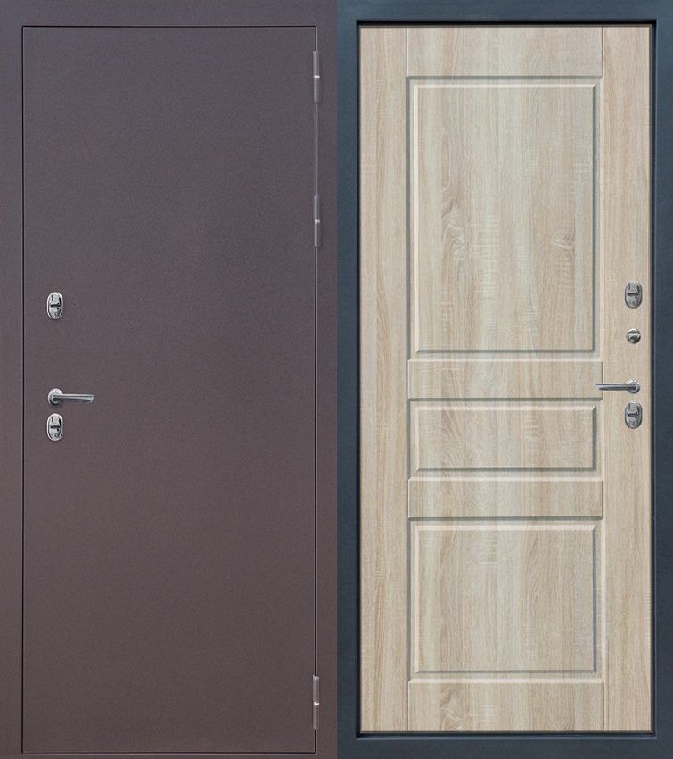 Входная дверь стальная 11 см YoDoors-21 Termo Дуб сонома фото 1 &mdash; Финдвери