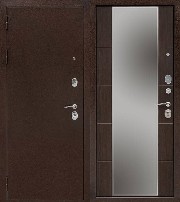 Входная дверь стальная 10 см Президент Z-Венге фото 1 — Финдвери