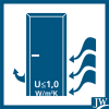 Белая входная дверь SWEDOOR P300 фото 6 &mdash; Финдвери