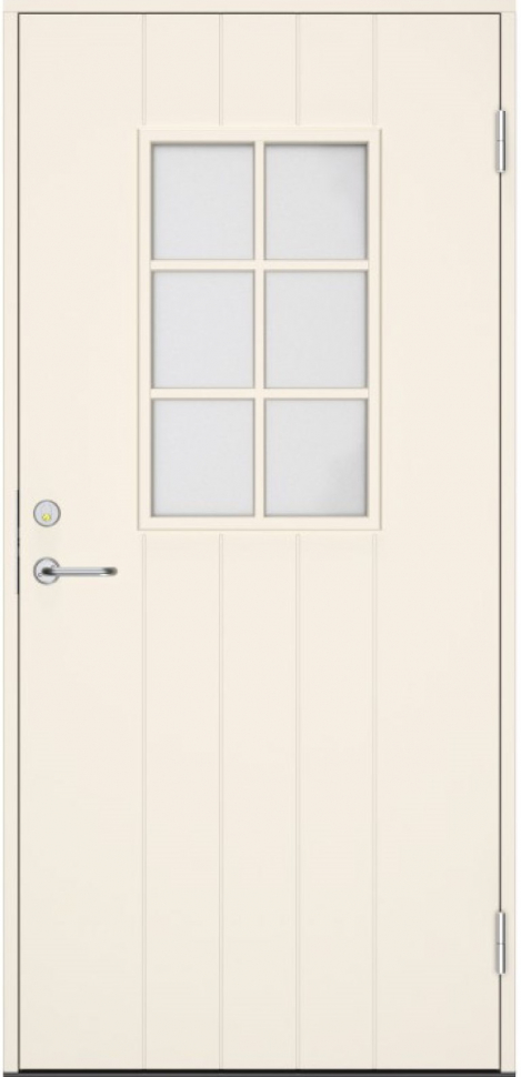 Белая входная дверь SWEDOOR P300 фото 1 &mdash; Финдвери