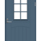 Синяя входная дверь F2000 W71